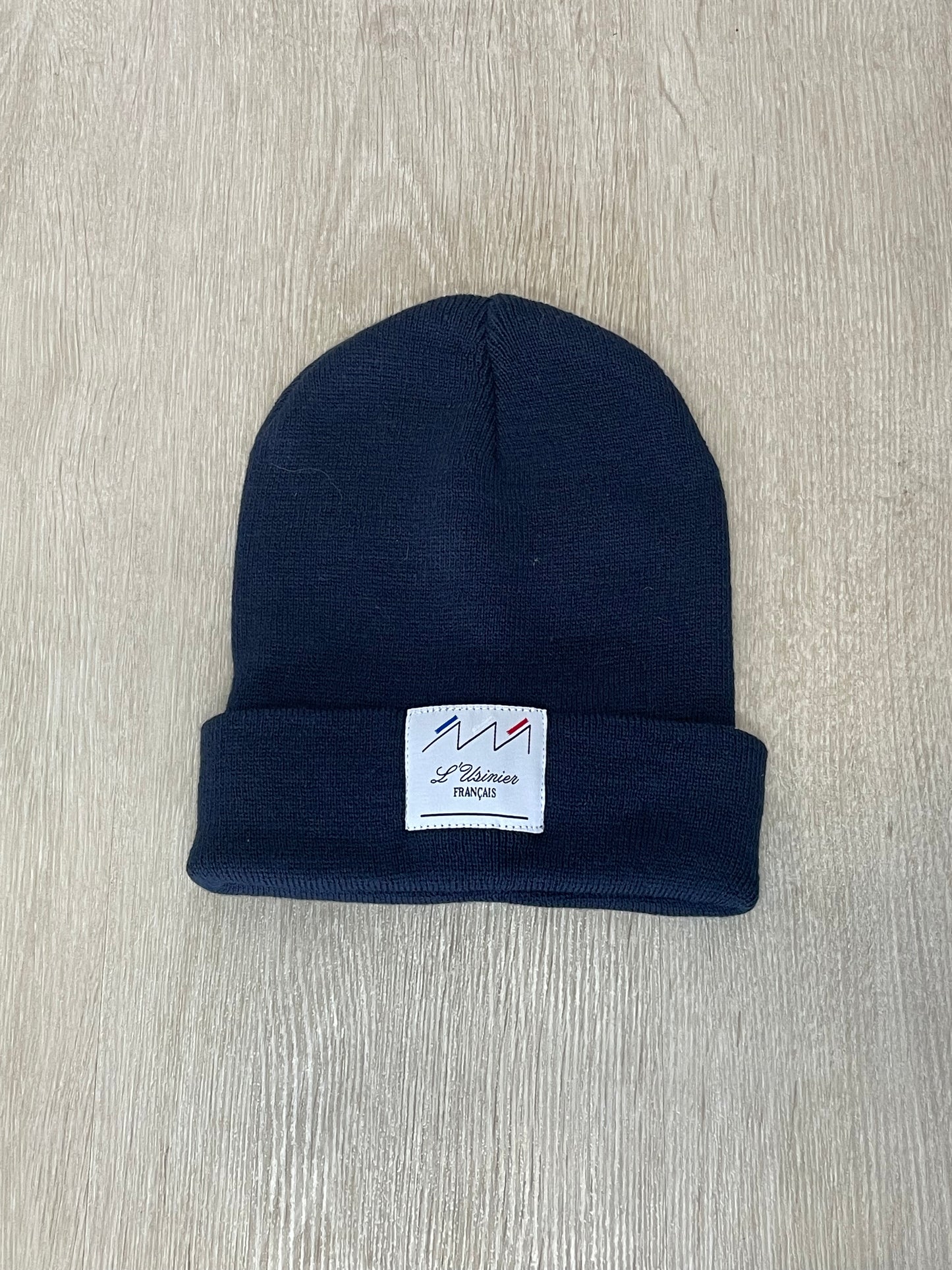Bonnet bleu unisexe fabriqué en France