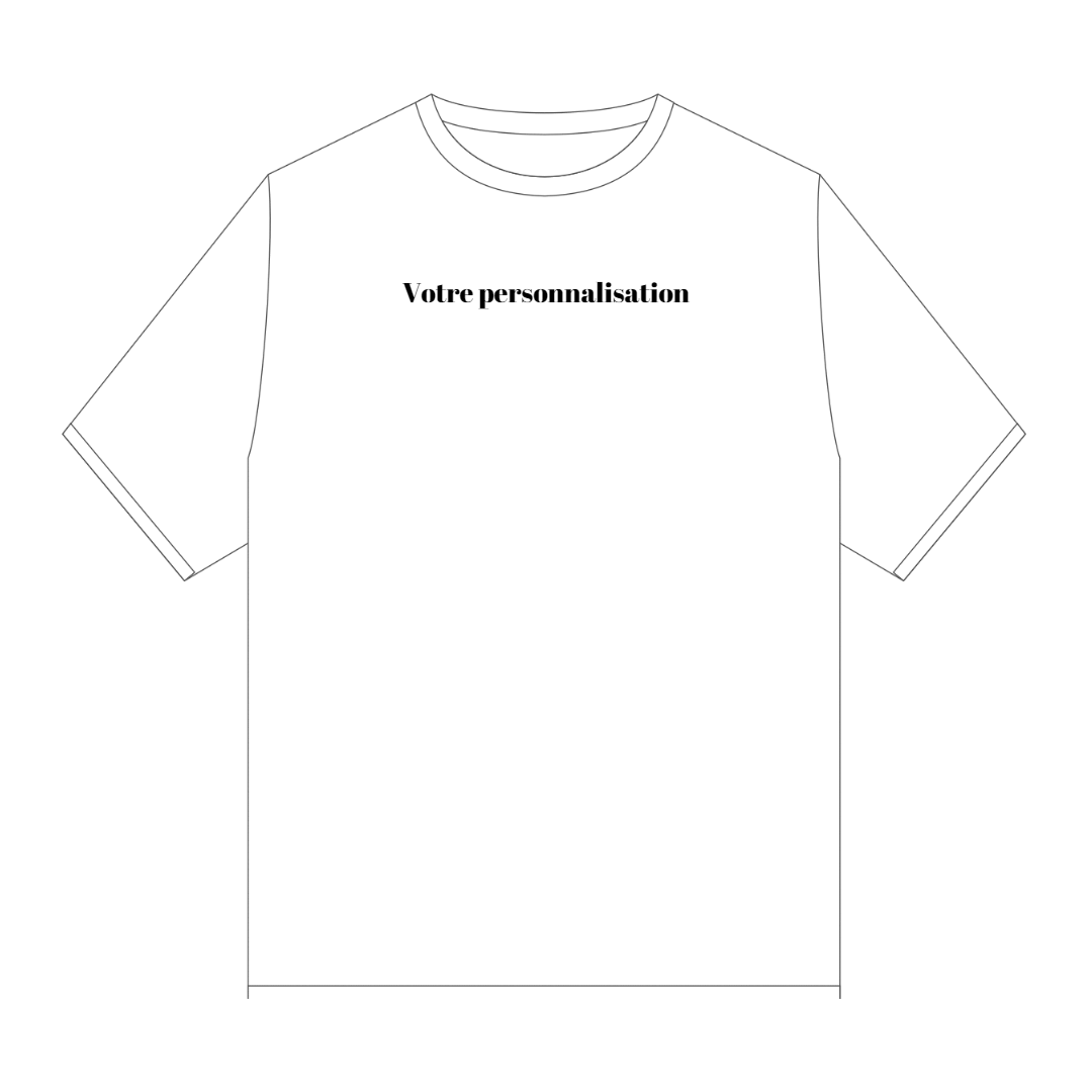 Tee-shirt unisexe Personnalisable